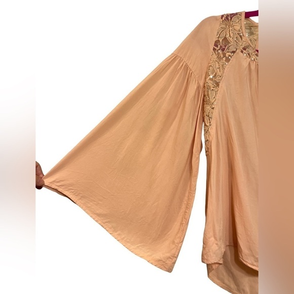 Soie’blu Embellished Lace Blouse size L - Picture 3 of 8